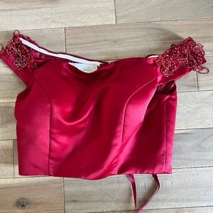 Two Piece Silk Dress